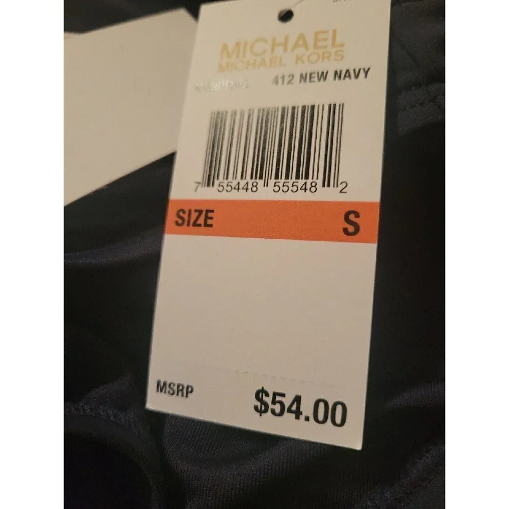 MICHAEL Kors Stretch Nylon Bikini Bottom. Size Small. New With Tags $54